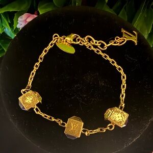 Louis Vuitton Gold Gambler Bracelet